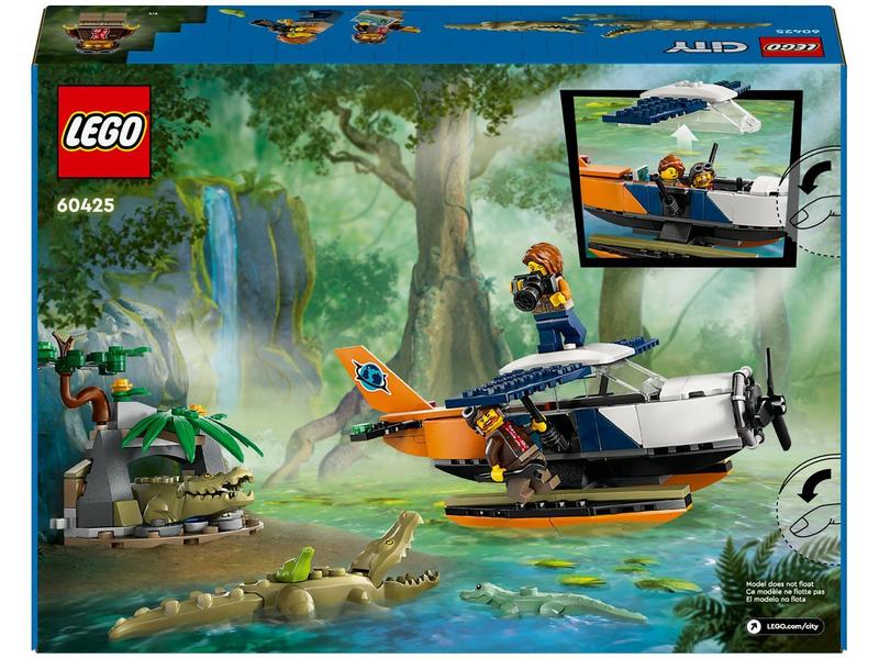 LEGO City Hidroavião Explorador da Selva 177 Peças 6+ 60425